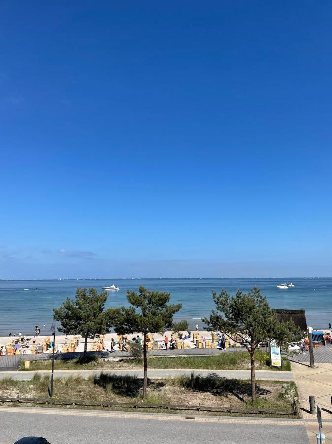 Moderne 3-Zi-Wohnung Mit Meerblick Direkt Am Strand Scharbeutz Zewnętrze zdjęcie