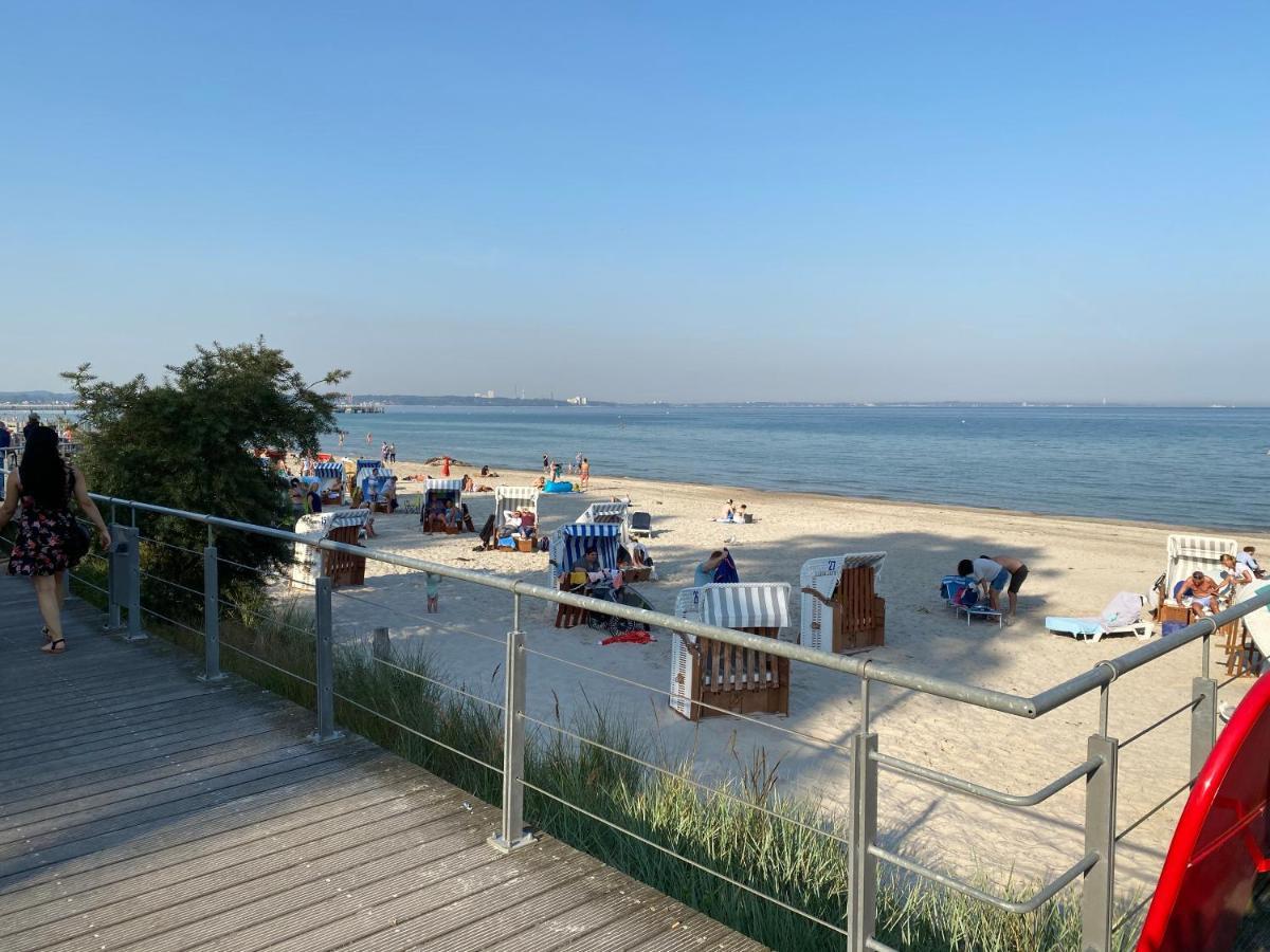 Moderne 3-Zi-Wohnung Mit Meerblick Direkt Am Strand Scharbeutz Zewnętrze zdjęcie