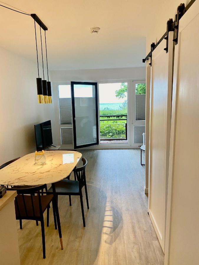 Moderne 3-Zi-Wohnung Mit Meerblick Direkt Am Strand Scharbeutz Zewnętrze zdjęcie
